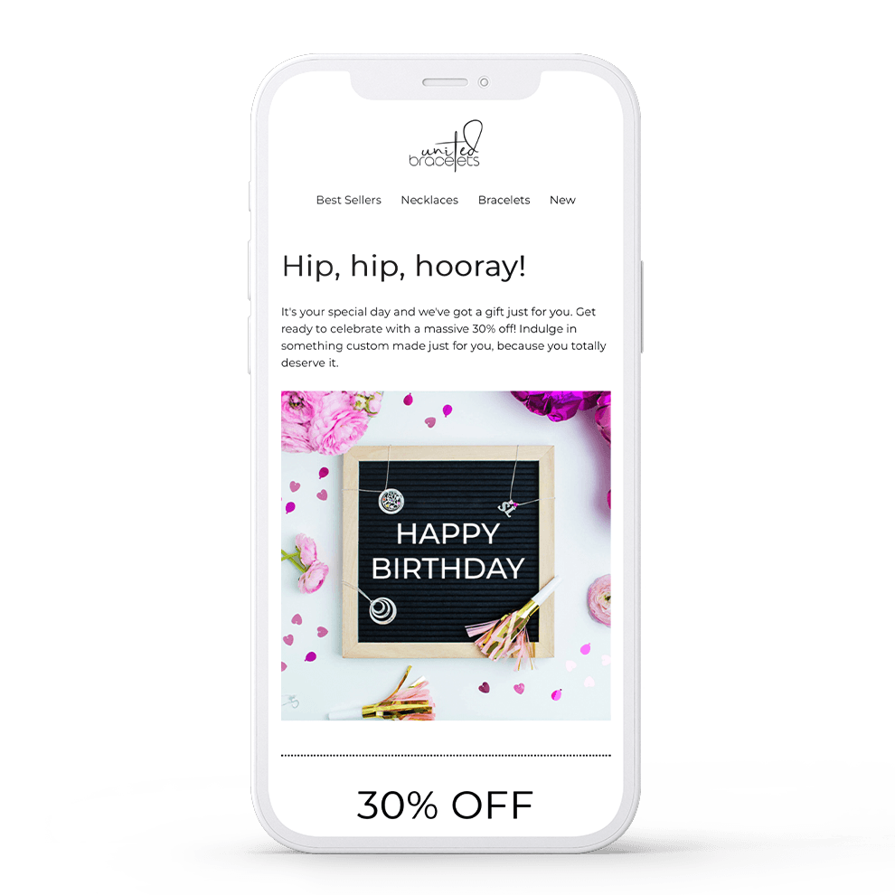 How a Shopify merchant can supercharge their birthday emails
